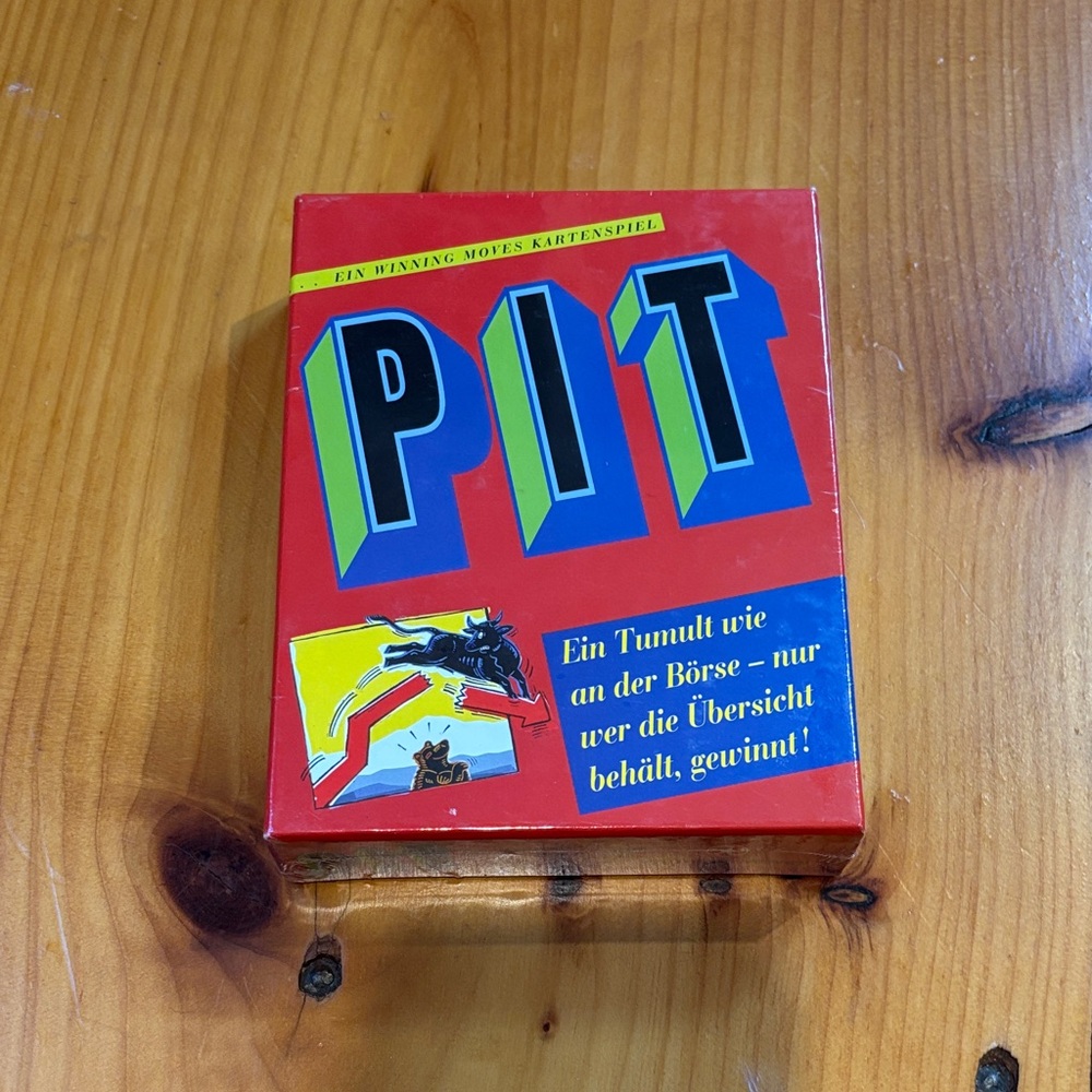 New! PIT German Card Game Ages 10+